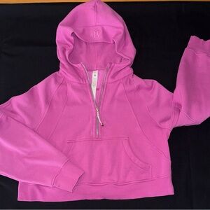 lululemon athletica Bright Pink Half-Zip Hoodie